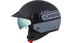 Motorcycle Helmet Cassida Handy Plus Chief Matte Gray/Black