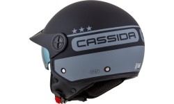 Motorcycle Helmet Cassida Handy Plus Chief Matte Gray/Black