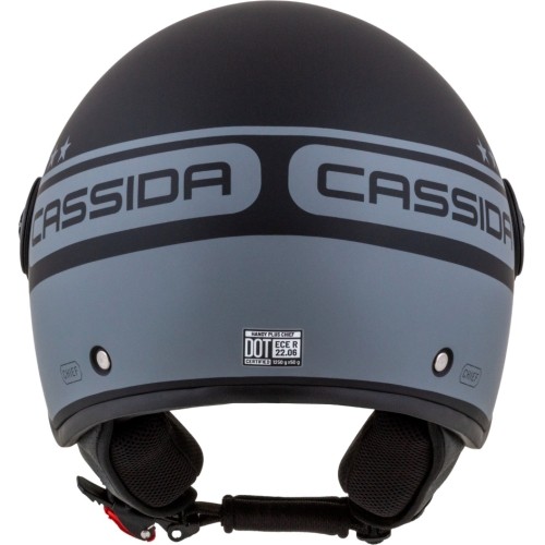 Motorcycle Helmet Cassida Handy Plus Chief Matte Gray/Black