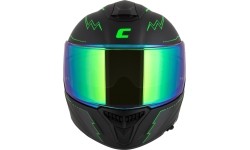 Motorcycle Helmet Cassida Integral GT 2.1 Flash Matte Black/Fluo Green/Dark Gray