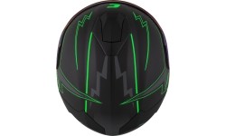 Motorcycle Helmet Cassida Integral GT 2.1 Flash Matte Black/Fluo Green/Dark Gray