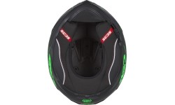 Motorcycle Helmet Cassida Integral GT 2.1 Flash Matte Black/Fluo Green/Dark Gray