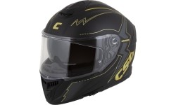 Motorcycle Helmet Cassida Integral GT 2.1 Flash Matte Black/Metallic Gold/Dark Gray