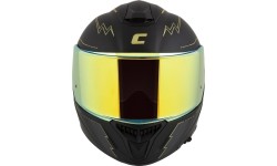 Motorcycle Helmet Cassida Integral GT 2.1 Flash Matte Black/Metallic Gold/Dark Gray