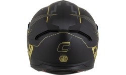 Motorcycle Helmet Cassida Integral GT 2.1 Flash Matte Black/Metallic Gold/Dark Gray