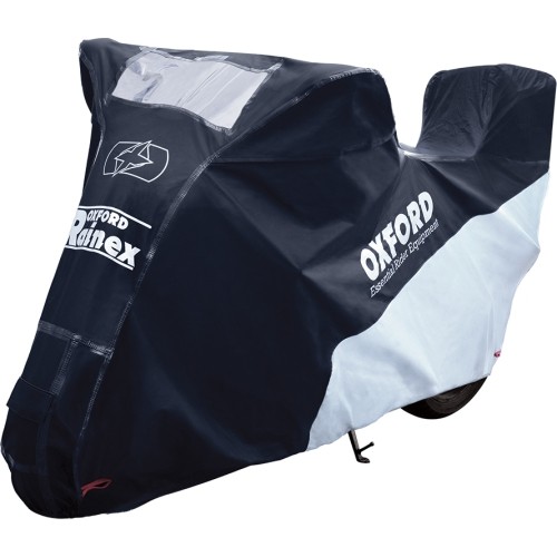 Motorcycle Cover with Suitcase Space Oxford Rainex L