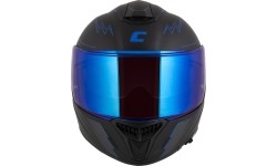 Motorcycle Helmet Cassida Integral GT 2.1 Flash Matte Black/Metallic Blue/Dark Gray