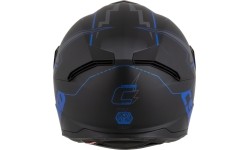 Motorcycle Helmet Cassida Integral GT 2.1 Flash Matte Black/Metallic Blue/Dark Gray