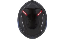 Motorcycle Helmet Cassida Integral GT 2.1 Flash Matte Black/Metallic Blue/Dark Gray