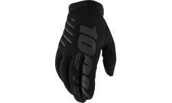 Men’s Motocross Gloves 100% Brisker Black - Black
