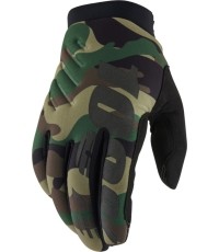 Men’s Cycling/Motocross Gloves 100% Brisker Camo/Black