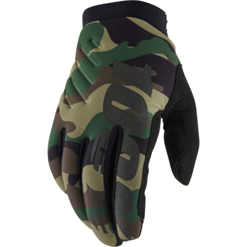 Men’s Cycling/Motocross Gloves 100% Brisker Camo/Black