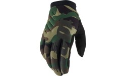 Men’s Cycling/Motocross Gloves 100% Brisker Camo/Black