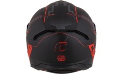 Motorcycle Helmet Cassida Integral GT 2.1 Flash Matte Black/Metallic Red/Dark Gray