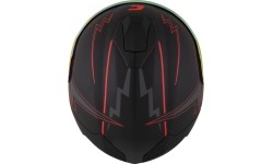 Motorcycle Helmet Cassida Integral GT 2.1 Flash Matte Black/Metallic Red/Dark Gray