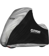 Pokrowiec na skuter MP3 Oxford Aquatex czarno-srebrny