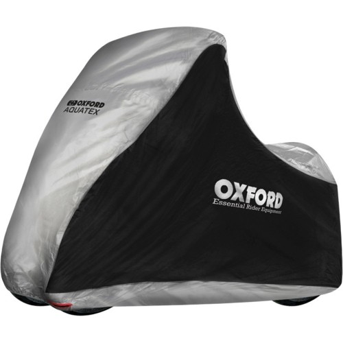 Pokrowiec na skuter MP3 Oxford Aquatex czarno-srebrny