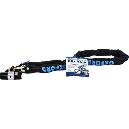 Motorcycle Chain Lock Oxford Heavy Duty 1.5 m Blue