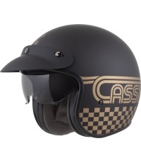 Motorcycle Helmet Cassida Oxygen Rondo 2.0 Matte Black/Gold