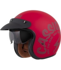 Motorcycle Helmet Cassida Oxygen Gear 2.0 Matte Red/Dark Red 2025