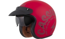 Motorcycle Helmet Cassida Oxygen Gear 2.0 Matte Red/Dark Red 2025