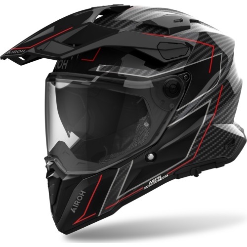 Motorcycle Helmet Airoh Commander 2 Carbon Stylish Glossy