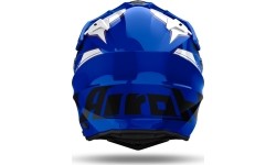 Motorcycle Helmet Airoh Commander 2 Reveal Glossy Blue