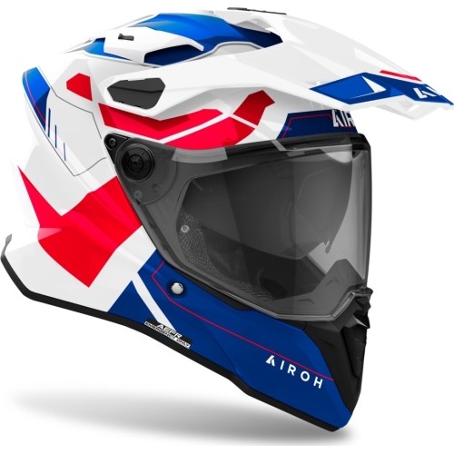 Motorcycle Helmet Airoh Commander 2 Reveal Glossy Blue/Red