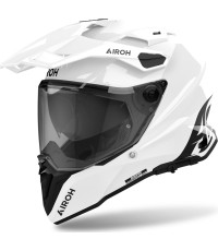 Motorcycle Helmet Airoh Commander 2 Color Glossy White