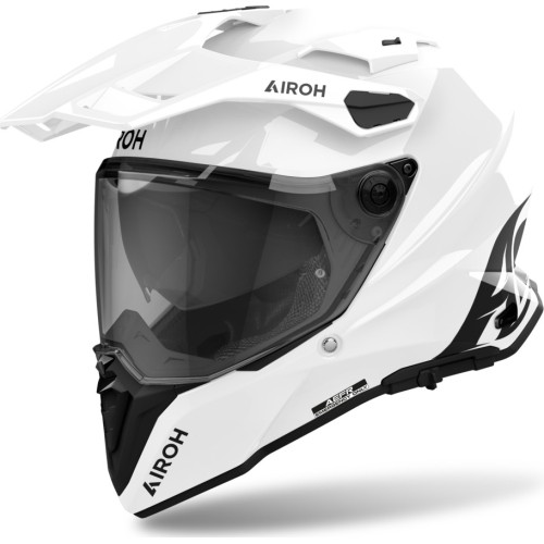 Motorcycle Helmet Airoh Commander 2 Color Glossy White