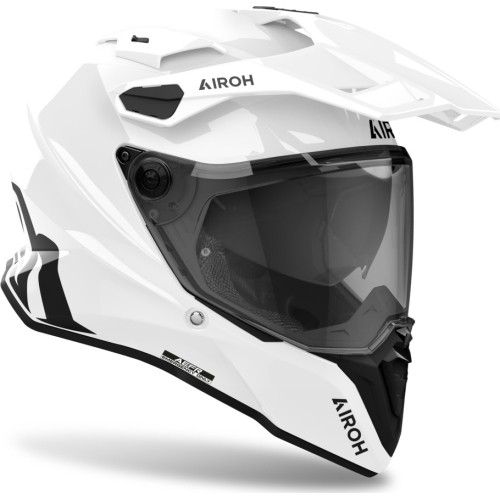 Motorcycle Helmet Airoh Commander 2 Color Glossy White