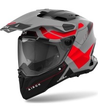Motorcycle Helmet Airoh Commander 2 Reveal Matte Fluo Red
