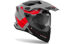 Motorcycle Helmet Airoh Commander 2 Reveal Matte Fluo Red