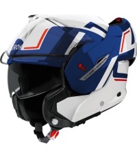 Flip-Up Motorcycle Helmet AIROH MATHISSE 2 Genius P/J Glossy Blue-Red