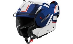 Flip-Up Motorcycle Helmet AIROH MATHISSE 2 Genius P/J Glossy Blue-Red