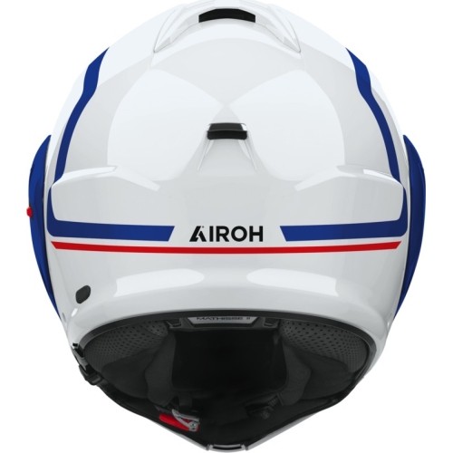 Flip-Up Motorcycle Helmet AIROH MATHISSE 2 Genius P/J Glossy Blue-Red