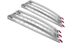 Wide Folding Aluminum Motorcycle Loading Ramp Q-TECH 1 Pair