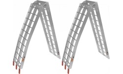 Wide Folding Aluminum Motorcycle Loading Ramp Q-TECH 1 Pair