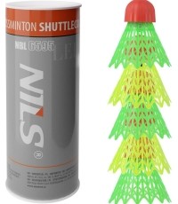 NBL6595 nylonowe lotki do crossmintona LED, 5 szt. NILS