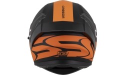 Motorcycle Helmet Cassida Orbit Multivers Matte Black/Orange/Gray/White