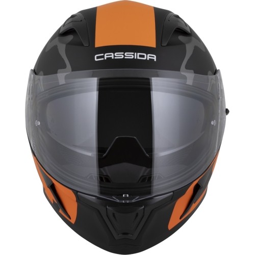 Motorcycle Helmet Cassida Orbit Multivers Matte Black/Orange/Gray/White