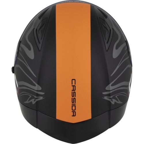 Motorcycle Helmet Cassida Orbit Multivers Matte Black/Orange/Gray/White