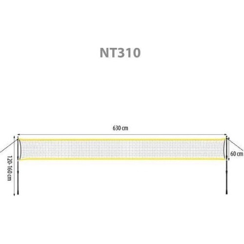 Siatka do badmintona NT310 NILS