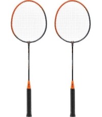 Zestaw do badmintona Nils NRZ005 Steel, 2 rakietki, pokrowiec