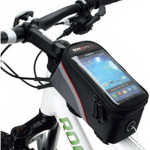 Torba na ramię z etui na telefon BONIN L 17,5x9x9cm (czarna)