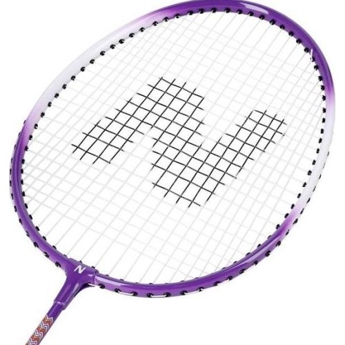 NRZ2053 ALUMINIUM / ZESTAW DO BADMINTONA 2 RAKIETY + 3 LOTKI + POKROWIEC NILS