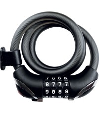 Zamek BONIN // zamek kablowy, szyfrowy, z uchwytem, 12 x 1000 mm