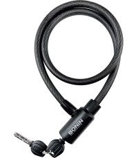 BONIN // zamek kablowy, z kluczem, 12 x 900 mm