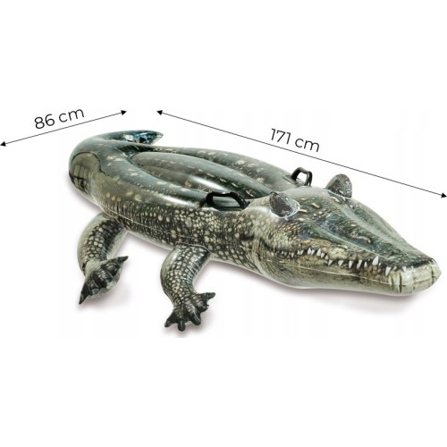 Dmuchany krokodyl materac do pływania 170 cm INTEX 57551