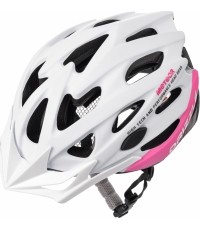 kask rowerowy mv29 drizzle - White/pink